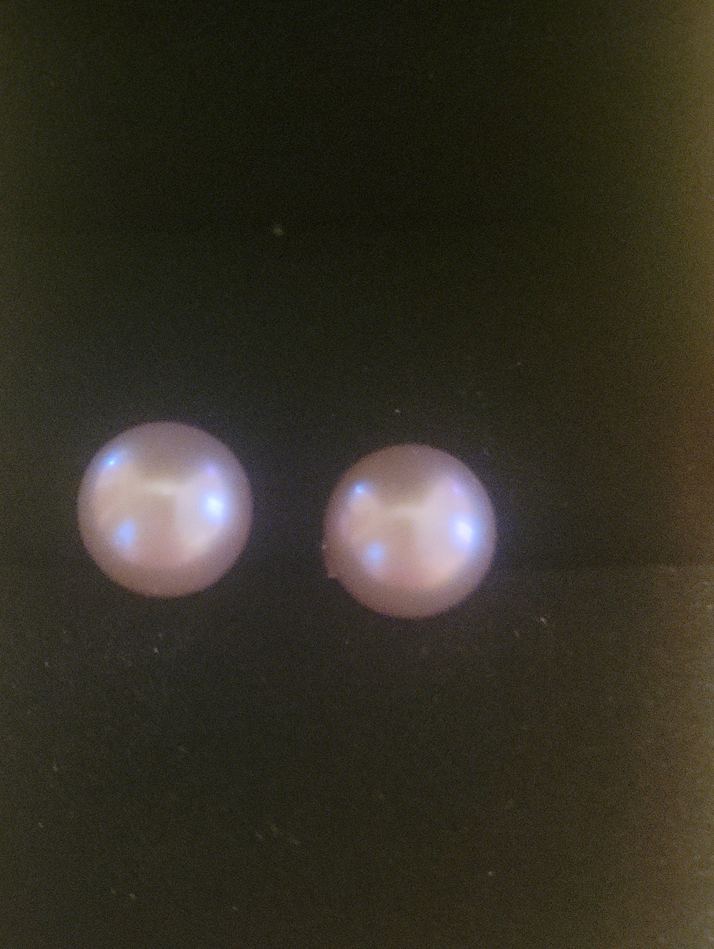 Large Classic Pink Pearl Stud Earrings